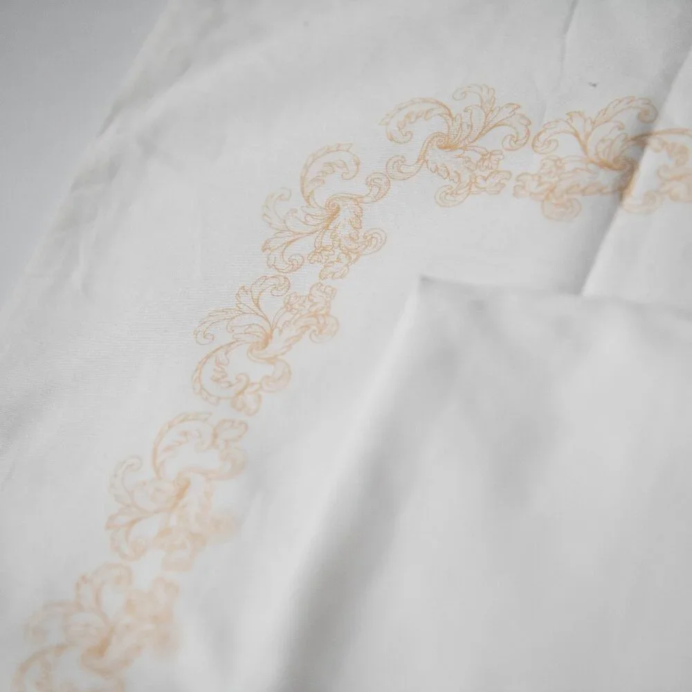 2 Pillowcases Hotel Du Cobb Dennis Basso Standard/Queen Size 100% Cotton